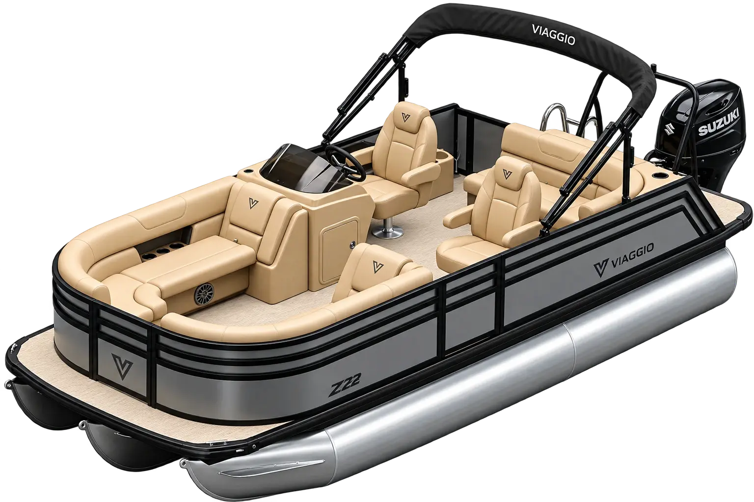 Viaggio pontoon boat