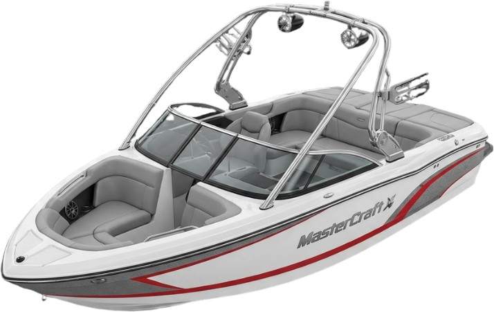 Inboard wake boat